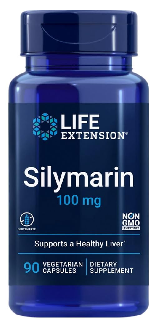Life Extension - Silymarin 100 mg | Liver Health Support and Antioxidant Protection - 90 Capsules