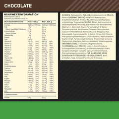 Optimum Nutrition Serious Mass high-calorie protein powder for mass building with 25 vitamins and minerals, creatine monohydrate and glutamine, chocolate flavor, 16 servings, 5.45 kg