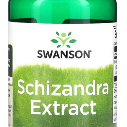 Swanson - Schizandra Extract 500 mg | Liver and Vitality Support - 60 Capsules
