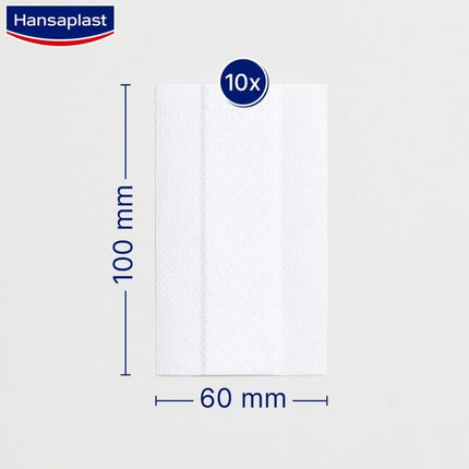 Hansaplast Sensitive Plasters (1 mx 6 cm), cuttable and skin-friendly wound plasters with Bacteria Shield &amp; secure adhesive strength, painless removal plasters