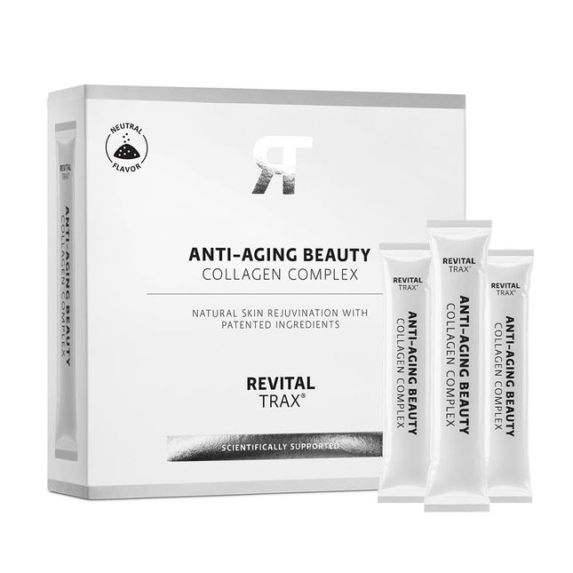RevitalTrax Anti-Aging Beauty Collagen Complex – 5,000mg Verisol® Collagen, Collagen Powder, Dietary Supplement for Skin, Hair, and Nails, 30 Sachets