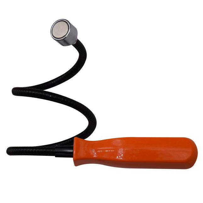 Flexible Magnetic Lifter, Magnetic Rod Tool, Flexible Magnetic Rod 22-4/5 inch, 20 lb Pulling Force, Magnetic Snake Grabber, Useful for Hard-to-Reach Places, Sink Drains, Mechanics, Automobiles