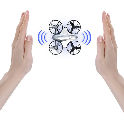 Simulus children's drone: mini quadcopter, remote control, gesture control, obstacle sensors (drone for children, remote-controlled toy, remote controls)