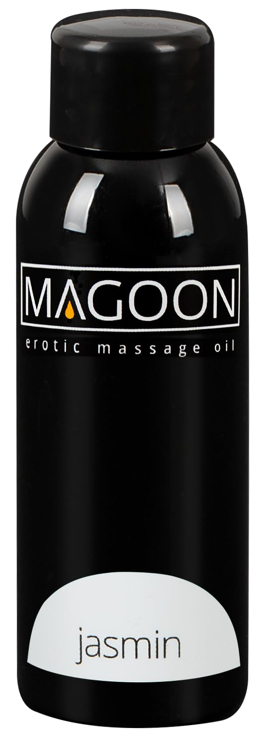 Magoon Jasmine Massage Oil – sensual quality oil for women and men, for smooth sexual pleasure, seductive, skin-friendly, 200 ml