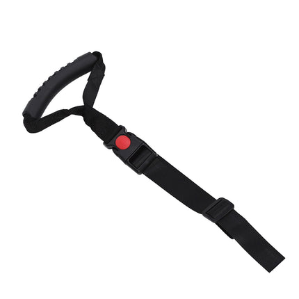 Car towing strap, multifunctional, robust, reinforced car grab handle
