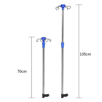 summerr infusion stand, IV stand for wheelchair users, IV pole with stainless steel, height-adjustable display stand