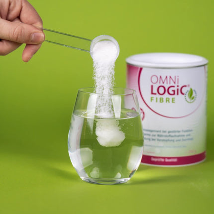 OMNi LOGiC FIBRE, 50 servings (250g), Fiber, 100% water-soluble, For impaired colon function, For constipation and diarrhea, Vegan, Gluten-free, Lactose-free