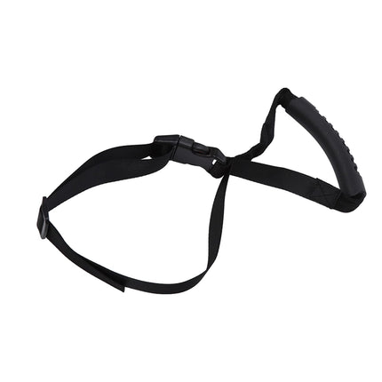 Car towing strap, multifunctional, robust, reinforced car grab handle