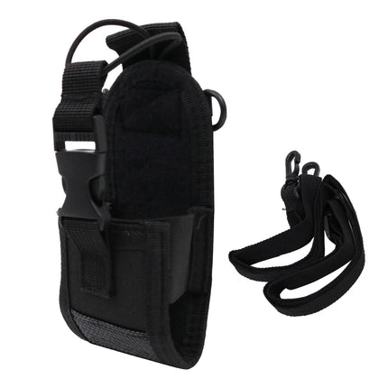 Tiardey MSC-20D Walkie Talkie Two-Way Radio Mount Holster, Portable Walkie Talkie Nylon Belt Bag with Adjustable Shoulder Strap