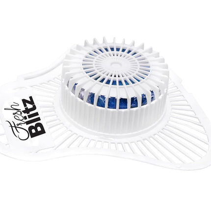 Fresh Blitz - Bio Block Urinal Screen with Cleaning Block 120 g with Lemon Scent - 10 Pieces