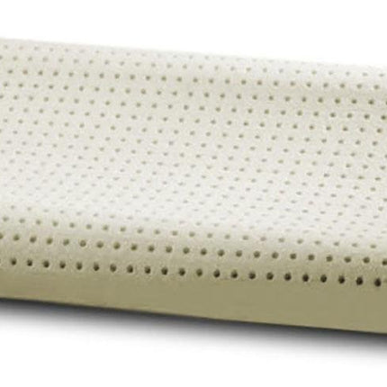 Evergreenweb Ergonomic neck support pillow 40x80 h9 cm made of latex with core made of 100% orthopedic latex and pillowcase Aloe Vera pillow, pillow, neck pillow