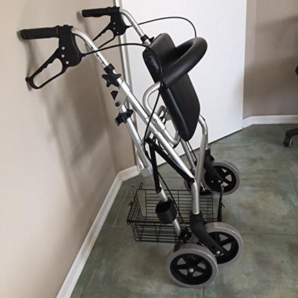 Trendmobil lightweight rollator LR 56 only 6.7 kg rollator including basket and stick holder - puncture-proof PU tires