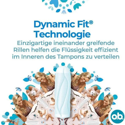 whether ProComfort Super Plus (32 pieces), tampons for very heavy days, SilkTouch surface &amp; Dynamic Fit technology for more comfort and reliable protection during your period