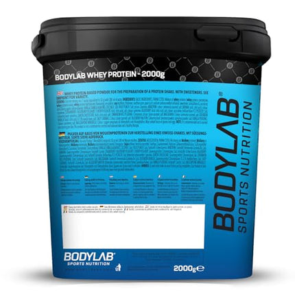 Bodylab24 Whey Protein Powder, Vanilla, 2kg