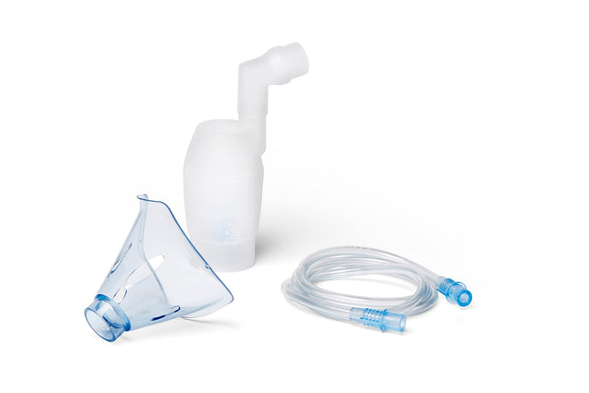 OMRON NEB6020 Year Pack, Replacement Mask for Adults, Nebulizer Accessory for OMRON X101 and X102 Total Inhalers, Adult Mask, Air Tube, OMRON Original Accessory