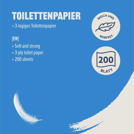 by Amazon Toilet Paper, 3-Ply, 10 Rolls (10 Rolls, 1 Pack) 200 Sheets per Roll, FSC-Certified