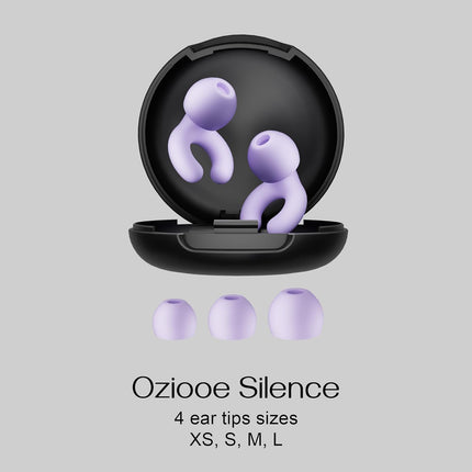 Oziooe Earplugs for Sleeping - Ultra-Comfy, C-Shaped Earplugs for Focus, Concerts, and Noise Sensitivity | with 28dB