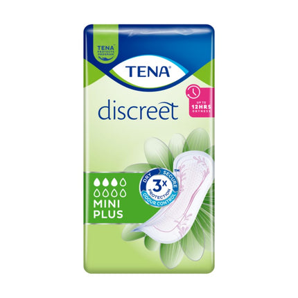 TENA DISCREET Incontinence Pads mini plus 6X20 pcs