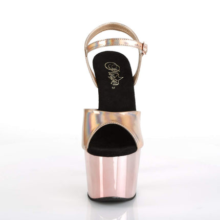 Pleaser Women ADORE-709HGCH/ROGLDHG/M Sandals