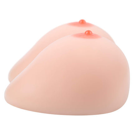 IVITA Crossdresser Breasts Silicone Breast Forms False Breast Prostheses Cosplay Crossdresser Transgender Prosthesis Mastectomy Fake Breasts, White, Cup A Size, 500g/Pair