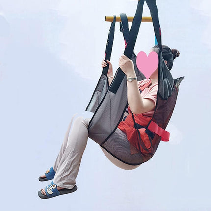 Full body sling, assistive patient lift toilet sling, seat transfer belt for the elderly, split leg sling for toilet use, patient assistance