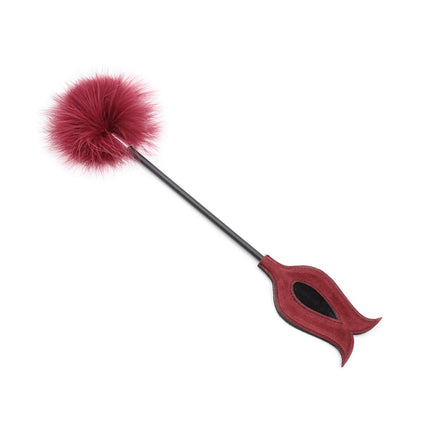 Vielretude Red Feather Feather Clitoris Flogger Whip Erotic Paddle Bondage Fetish Extreme Sex Toy Whip Flogger