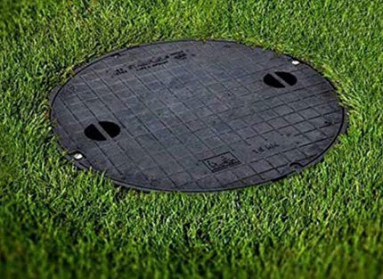 STABIFLEX cover BASIC-600kg-Type1 (with recessed grips), manhole cover, manhole cover, cistern cover, lightweight plastic, cistern cover