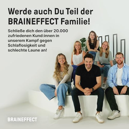 BRAINEFFECT DAILY GUT - Delicious bacterial strain drink powder with fiber and vitamins B6 + B12