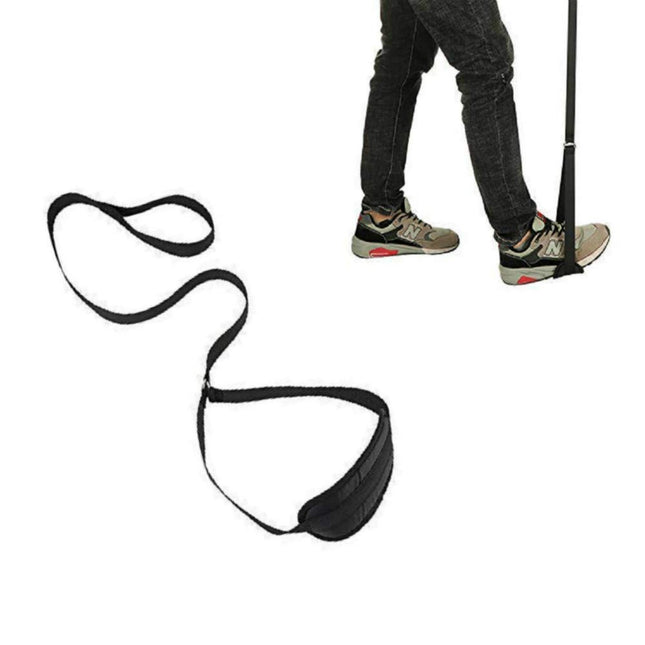 Healthman Leg Lifter Sling, Wide Style, 112 cm, Foot Loop and Handle, for Seniors, Disabled, and Pediatricians, Mobility Aid for Car, Bed, Couch, Hip Replacement, and Wheelchair