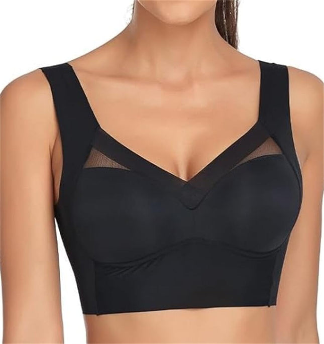 Hatme Posture Corrector Bra, Wmbra Original, Comfy Back Bra for Women (DE/NL/SE/PL, Alphanumeric, XL, Regular, Regular, Black)