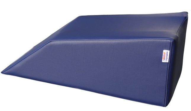 nudischer fulcio751 lymphatic drainage leg wedge 70x28x28cm, original skai sapphire blue