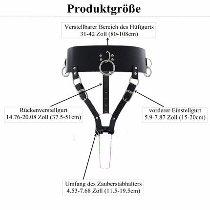 Vibrator belt BDSM bondage chastity belt suitable for magic wand chastity vibrators chastity fetish sex toy