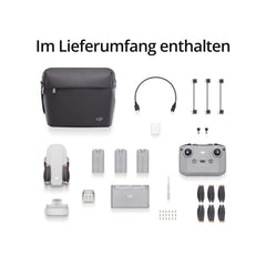 DJI Mini 2 Fly More Combo, Ultralight Foldable Camera Drone, 3-Axis Gimbal with 4K Camera, 12 MP, 31 min Flight Time, Three Batteries, OcuSync 2.0, 10 km HD Video Transmission, Drone for Beginners, Gray