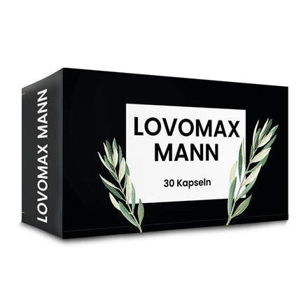 Lovomax Man - 30 blue capsules - high dosage - pills - sex - desire - strong sensation - men's pills from Germany
