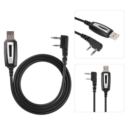 Walkie Talkie programming cable with CD driver for GT 3 UV 82 BF 888s