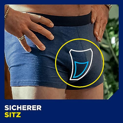 TENA MEN Absorbent Protectors, Level 2 - 60 pads in a monthly pack (6 x 10), individually wrapped - Men's sanitary pads for moderate urine loss and incontinence