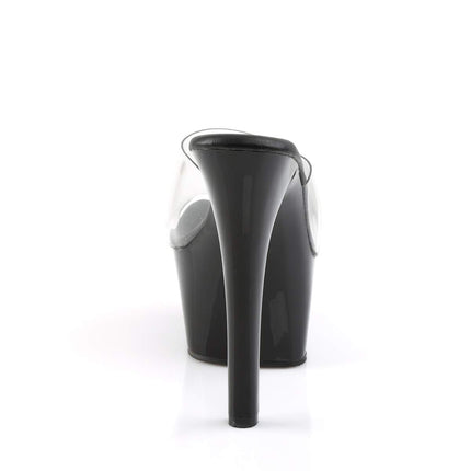 Pleaser ASPIRE-601, (Clr/Blk Matte), 37