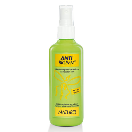 Anti Brumm Naturel Pump Spray, 75 ml: Insect repellent based on Eucalyptus citriodora oil for effective protection against mosquitoes and ticks