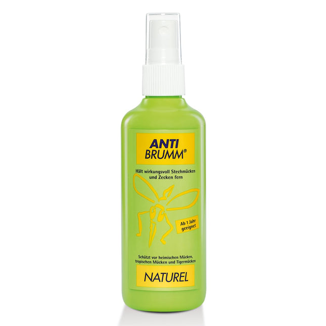 Anti Brumm Naturel Pump Spray, 75 ml: Insect repellent based on Eucalyptus citriodora oil for effective protection against mosquitoes and ticks