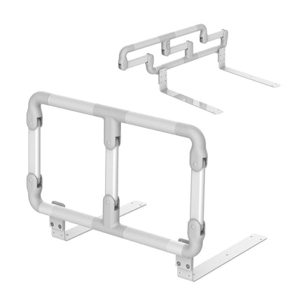 Heuffe bed rail fall protection for seniors, foldable bed handle, standing aid for older adults, safety bed railing, fall protection guard rail for nursing bed disabled