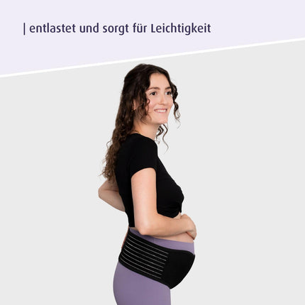 reer mama support belt | Comfortable, breathable pregnancy belt | with stepless Velcro fastener | extra long and comfortable