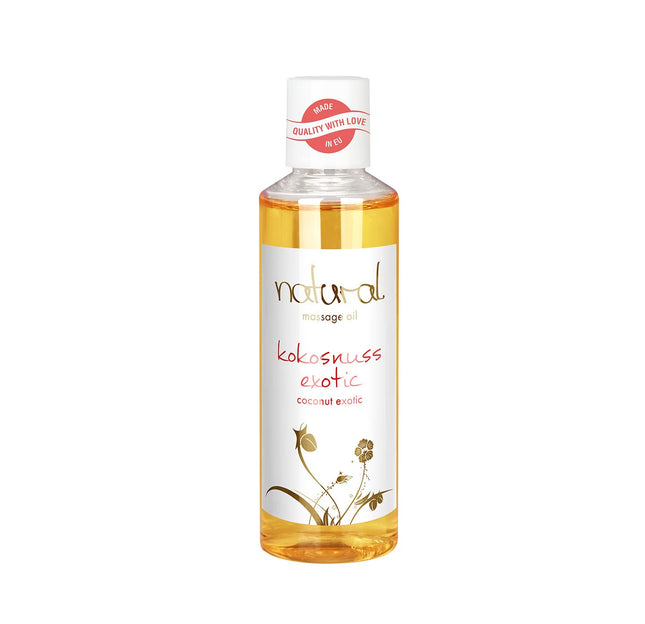 Natural, massage oil 'Exotic Coconut', natural ingredients for sensual massages, coconut scent, 100 ml