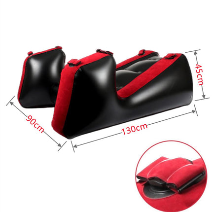 Multi-position Bondage Ramp Inflatable Armchair Bed Inflatable Chair Sofa Lounge Split Legs SM Chair Pillow Couch with Handcuffs Ankle Cuffs