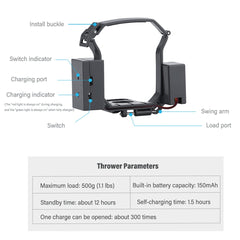 Drone Airdrop System for DJI Mavic 3, Long-Range Payload Delivery, Transport Device, Launcher Dropper with Extended Landing Gear for Flower Delivery, Ring Delivery, Wedding, Advertising