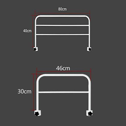 nonotse Bed Rail for Elderly Adults, Safety Bed Handle Bed Grab Bars Standing Aid for Seniors, Sturdy Metal Guard Assist Handle Safety Railing Handicap Fall Protection, 40cm*80cm
