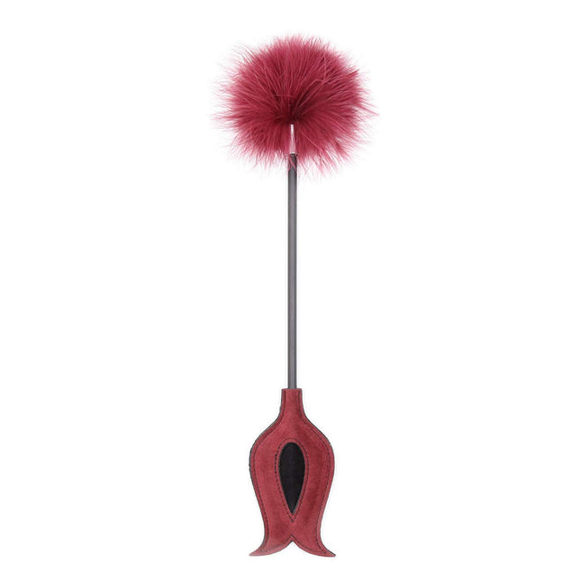Vielretude Red Feather Feather Clitoris Flogger Whip Erotic Paddle Bondage Fetish Extreme Sex Toy Whip Flogger