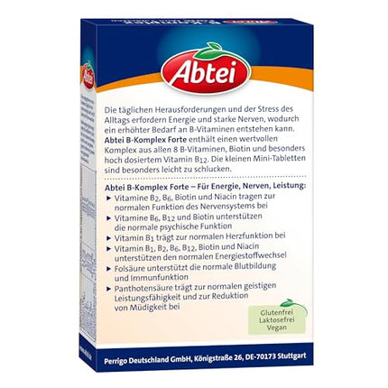 Abtei Vitamin B Complex Forte, 50 mini tablets