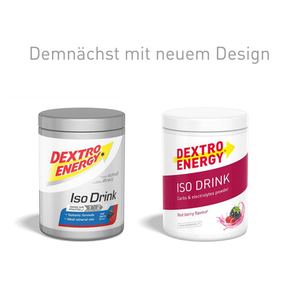 Dextro Energy, Iso Drink Electrolyte Sports Drink Powder, Red Berry, With Sodium, Magnesium, Potassium, Chloride, for fast energy, 440g