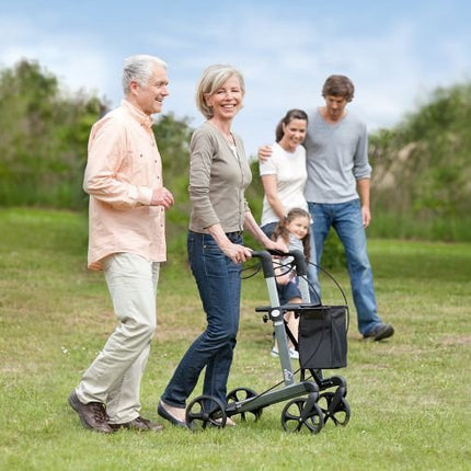 RUSSKA Rollator Vital Classic - Grey, 62 cm, Aluminium, Adult, Classic