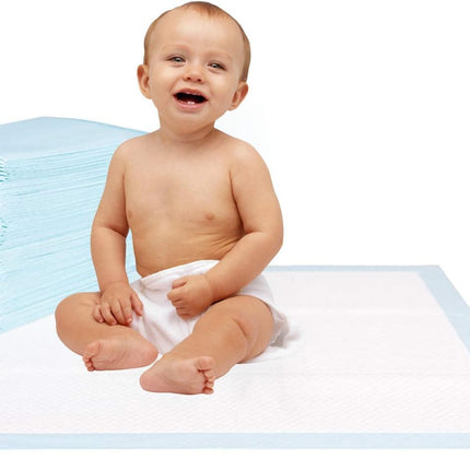 Incontinence pad for people with bladder weakness | 60 x 60 cm ▸ 90 pieces ▸ 6-ply | Highly absorbent incontinence pad | Also ideal for babies or as a puppy pad (90 pieces)